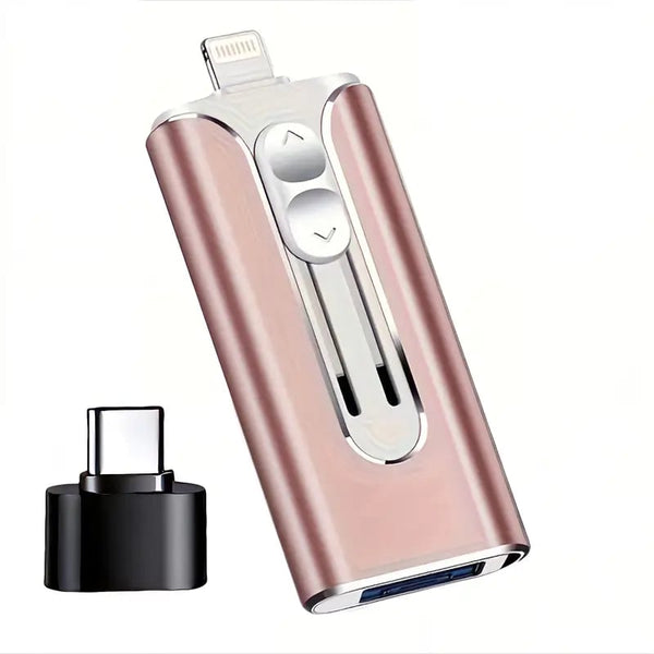 4-in-1 USB Flash Drive for iPhone/iPad/Android/PC