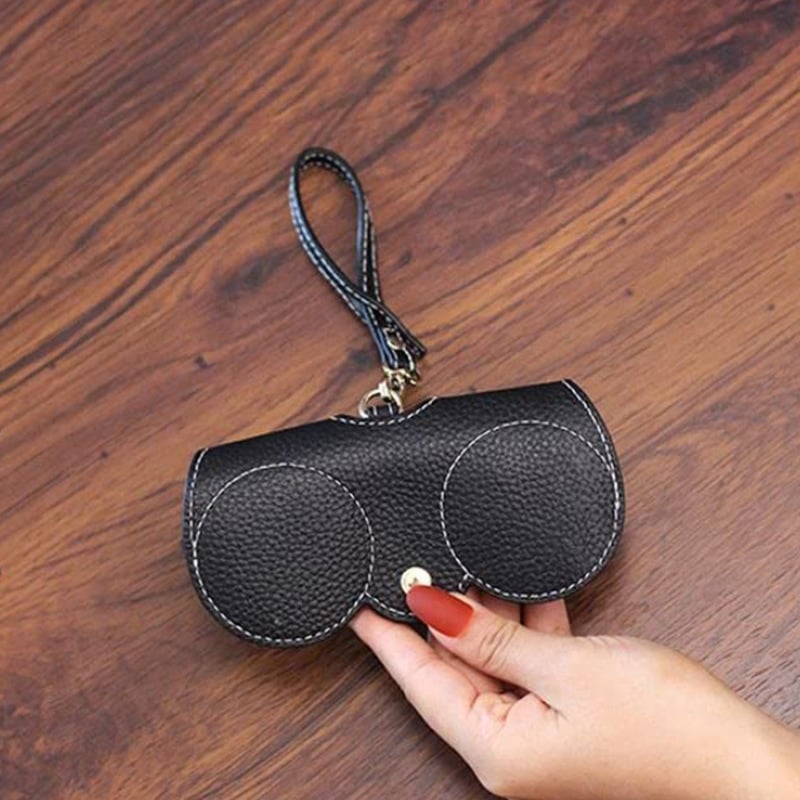 🏆Flash Sale⚡ 50K+ SOLD! Almost Gone-💥🔥This Week's Special Offer ✨Soft PU Leather Sunglasses Bag👓️,Best Gifts