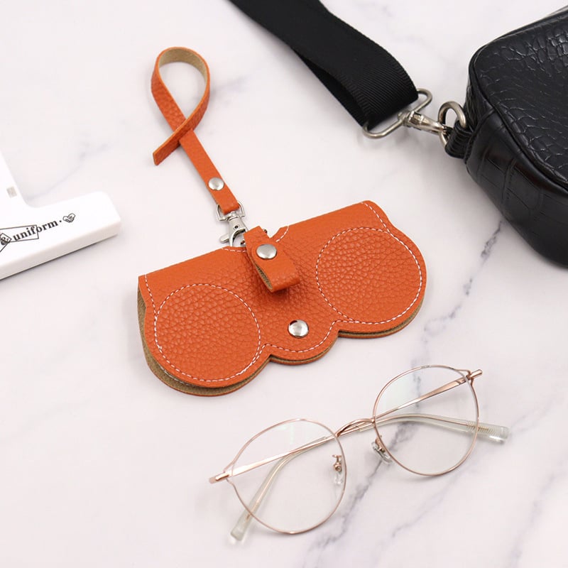 🏆Flash Sale⚡ 50K+ SOLD! Almost Gone-💥🔥This Week's Special Offer ✨Soft PU Leather Sunglasses Bag👓️,Best Gifts