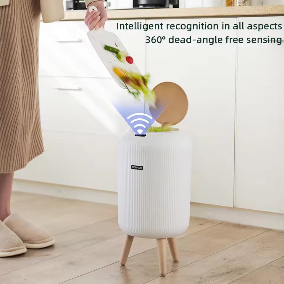 🎁Smart sensor waterproof trash can