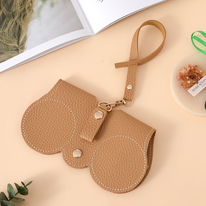 🏆Flash Sale⚡ 50K+ SOLD! Almost Gone-💥🔥This Week's Special Offer ✨Soft PU Leather Sunglasses Bag👓️,Best Gifts