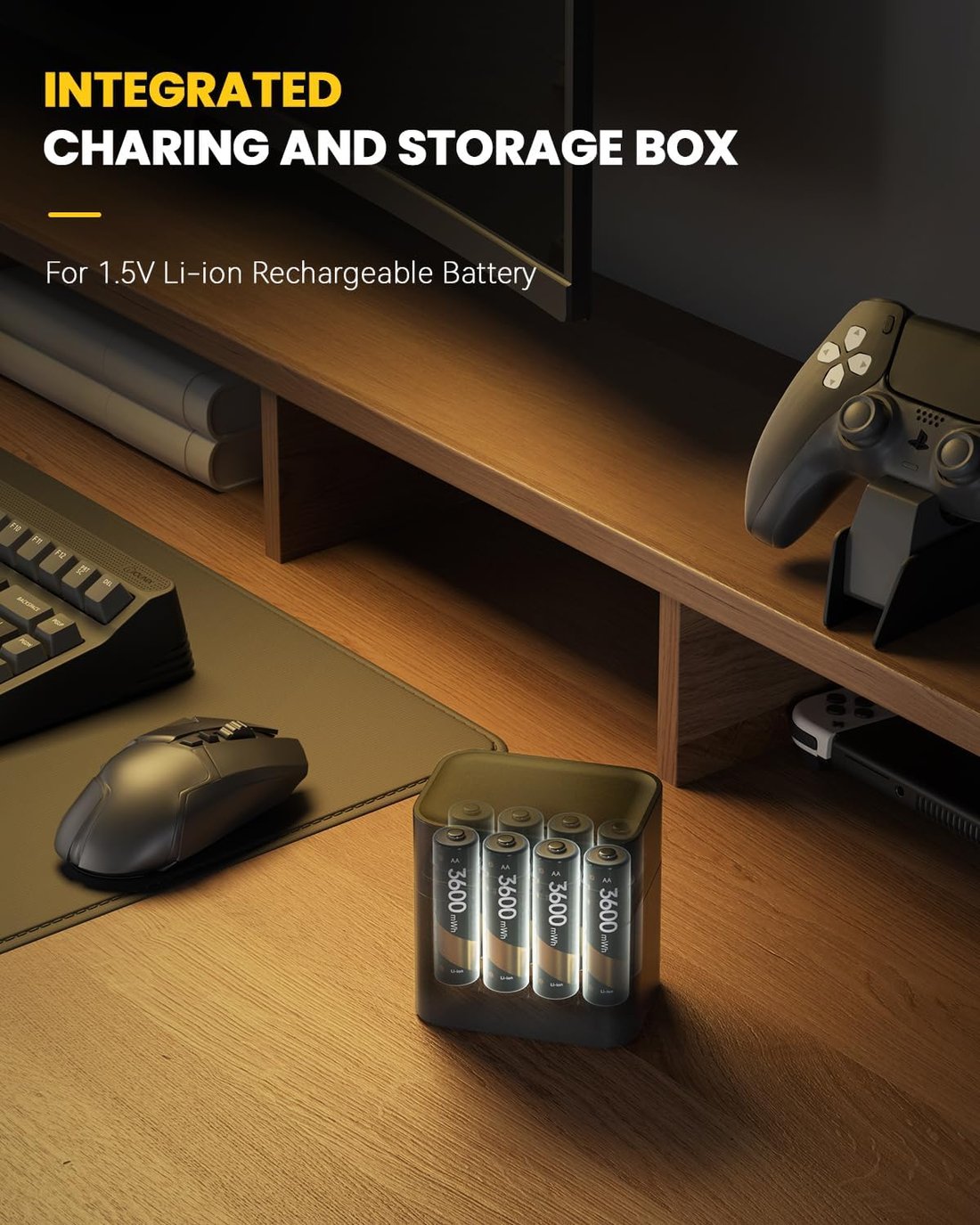 🏆Flash Sale⚡ 50K+ SOLD! Almost Gone-💥🎁 🔋Charging Compartment - Rechargeable Aa/Aaa Lithium Battery