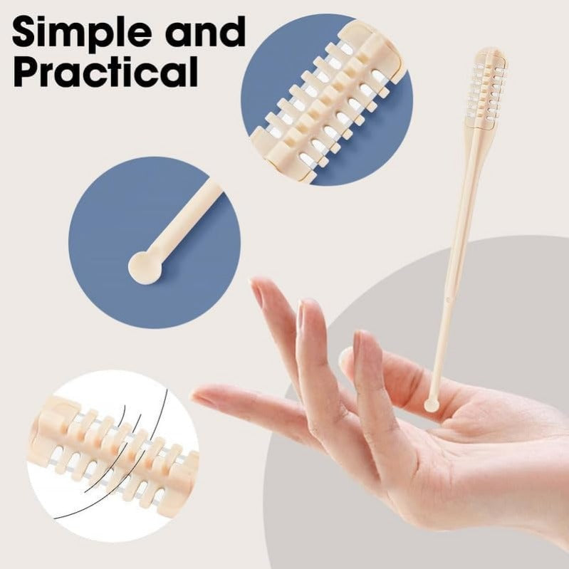 Manual Dual-Ended Rotary Nose & Ear Hair Trimmer