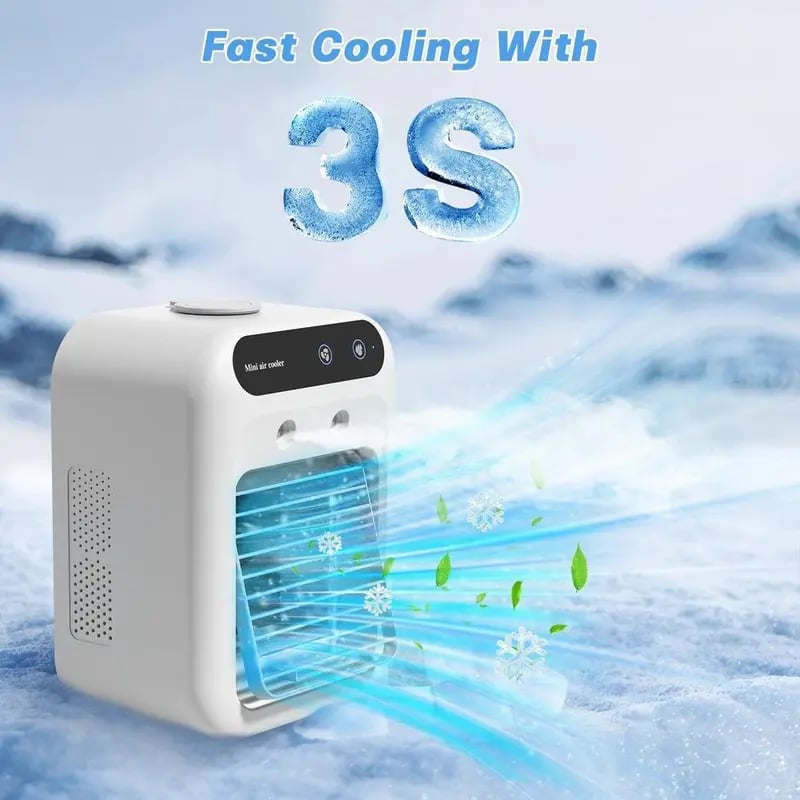 ✨Last Day 49% OFF - Portable Air Conditioners, 3-In-1 Cooling Fan with 2-Speed Mist Fan
