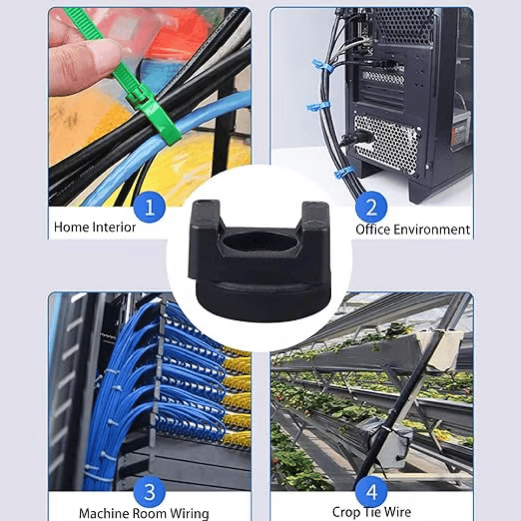 Magnetic Cable Zip Tie Mount Kit – Smart, Flexible Cable Management for Every Space