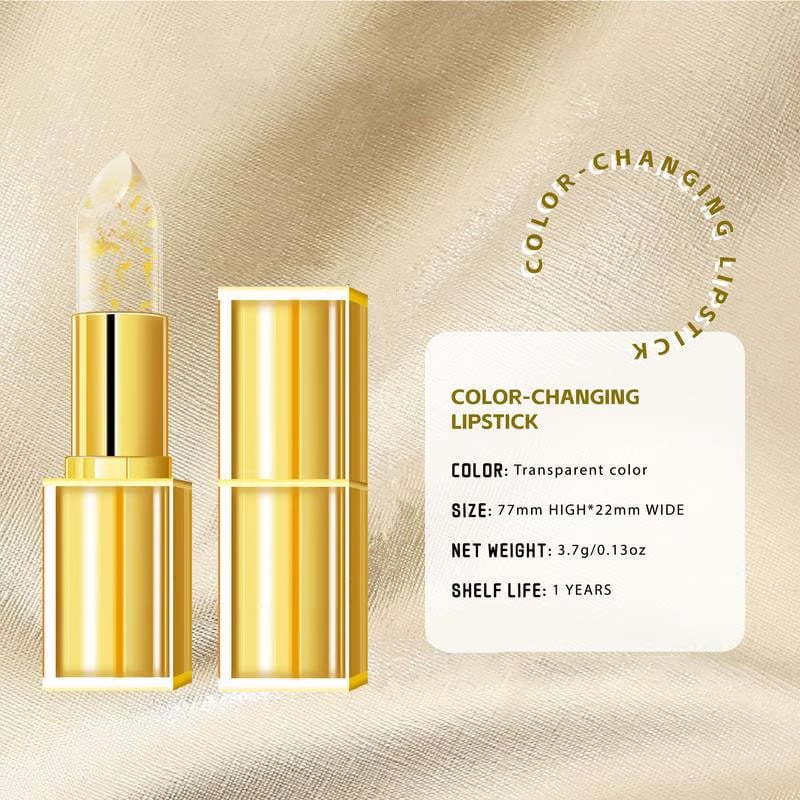 💋 Experience Luxurious Lips - ✨Transferproof Color-Changing Lipstick💄CrystalClear Color Alchemy 💋 Auto-Tints on Contact!