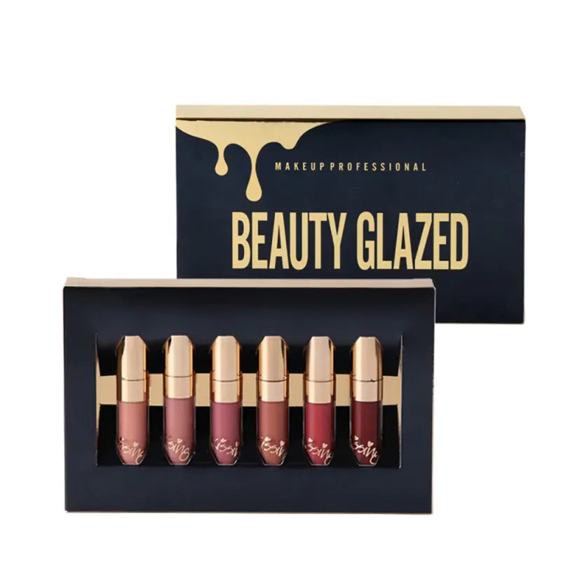 Coffret de 6 rouges à lèvres Beauty Glazed