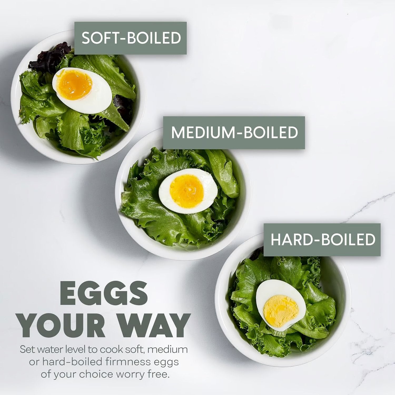 🏆Flash Sale⚡ 50K+ SOLD! Almost Gone-💥Effortless Egg Cooking with the Ultimate Stainless Steel Egg Cooker 🍳✨，Best gifts