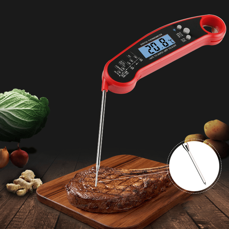 ⏰Final 3-hour Preferential Deal✨Meat Thermometer - Digital Instant Read, Waterproof for Cooking & Baking