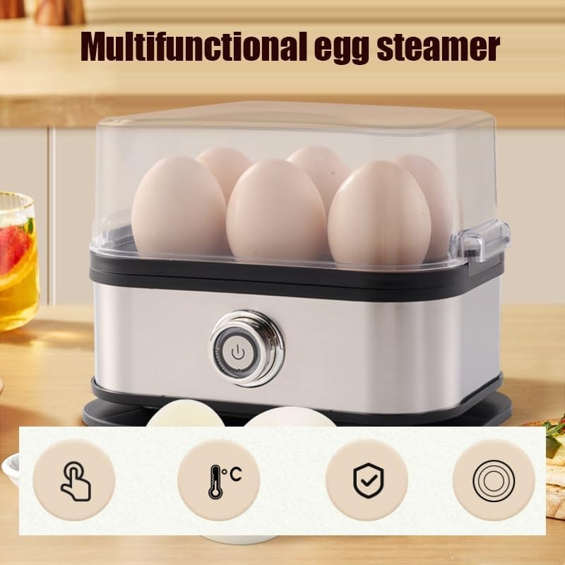 🏆Flash Sale⚡ 50K+ SOLD! Almost Gone-💥Effortless Egg Cooking with the Ultimate Stainless Steel Egg Cooker 🍳✨，Best gifts