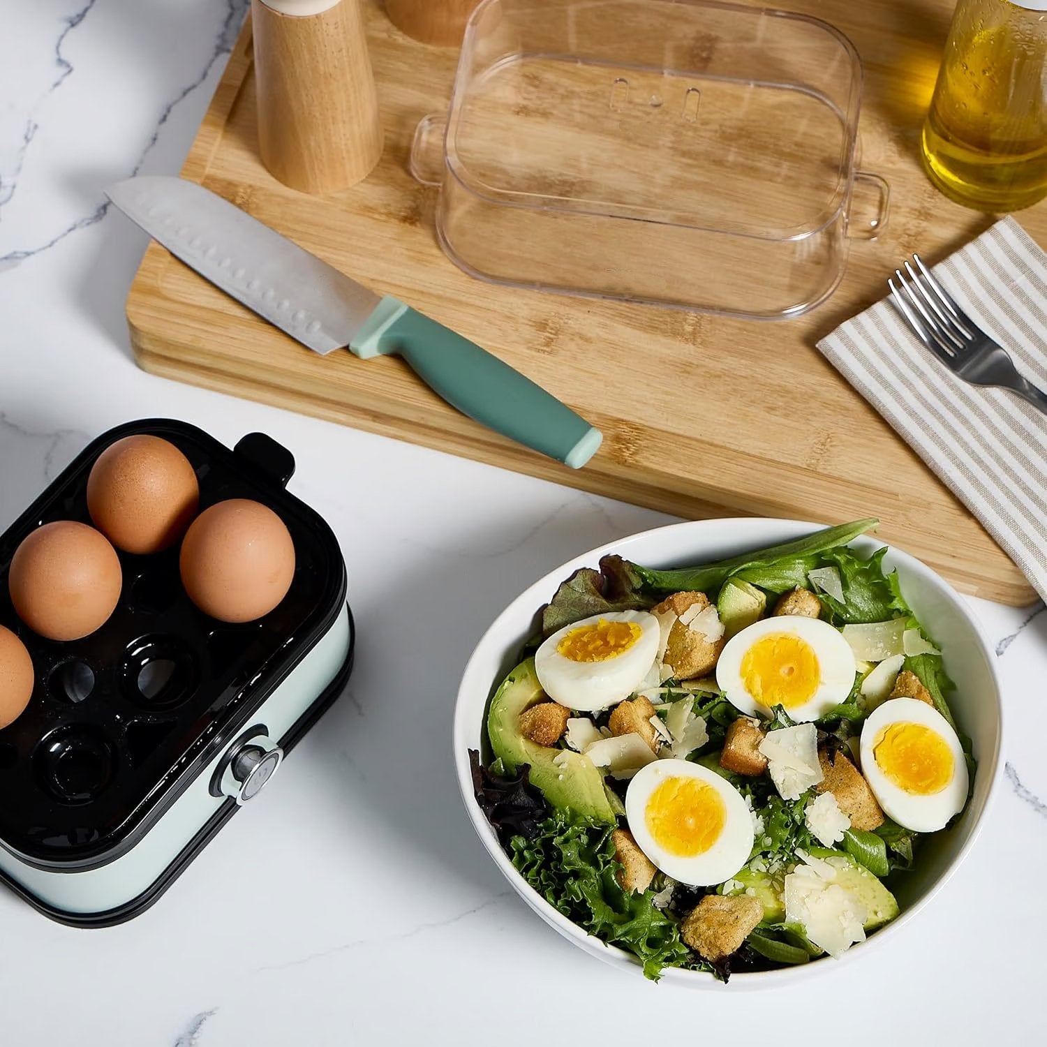 🏆Flash Sale⚡ 50K+ SOLD! Almost Gone-💥Effortless Egg Cooking with the Ultimate Stainless Steel Egg Cooker 🍳✨，Best gifts
