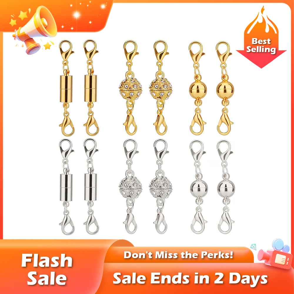 🏆Flash Sale⚡ 50K+ SOLD! Almost Gone-💥Magnetic Necklace Clasps and Closures