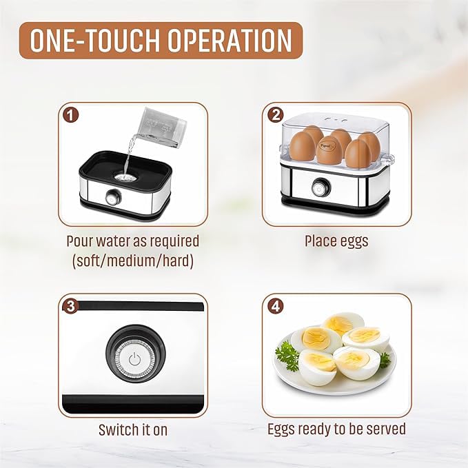 🏆Flash Sale⚡ 50K+ SOLD! Almost Gone-💥Effortless Egg Cooking with the Ultimate Stainless Steel Egg Cooker 🍳✨，Best gifts