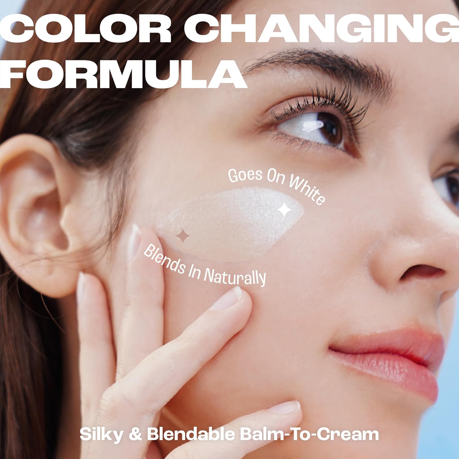 🌟Cream Stick V White Korean Color-Changing Foundation Stick with Volufiline