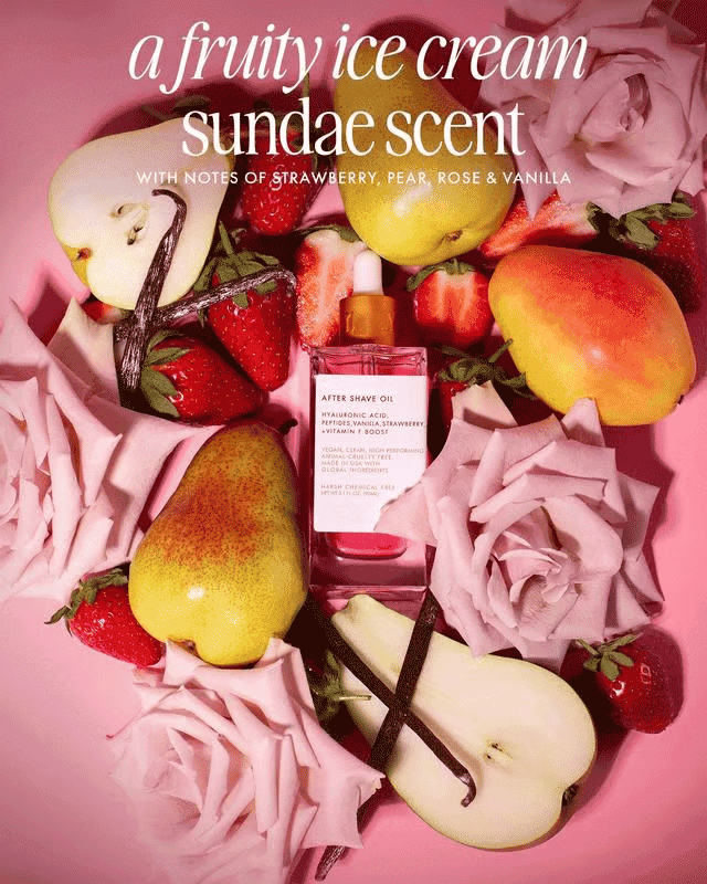 🔥Last Day Special Sale - Only $14.99 🍓 After Shave Perfume Oil - Strawberry & Vanilla Scent